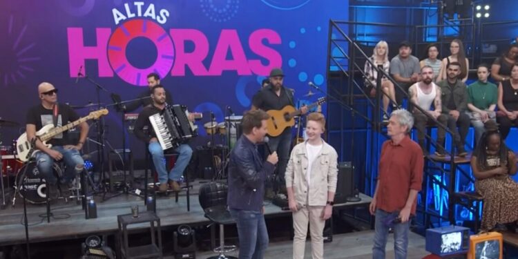 [Vídeo] Gustavo Bardim participa do Altas Horas da TV Globo com Michel Teló