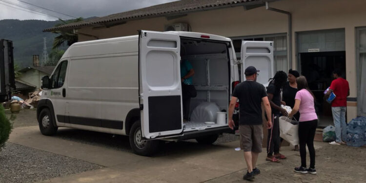 Doações de Jaraguá do Sul chegam ao Vale e Alto Vale do Itajaí