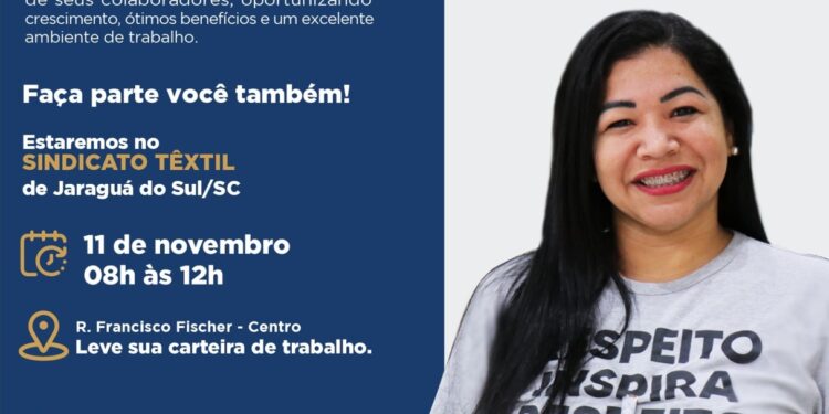 Empresa Lunelli promove ação de recrutamento em Jaraguá do Sul