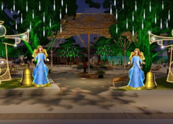 Dois homens são presos após danificarem decoração de Natal em Jaraguá do Sul