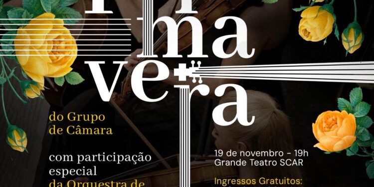 Grupo de Câmara SCAR apresenta o tradicional Concerto de Primavera