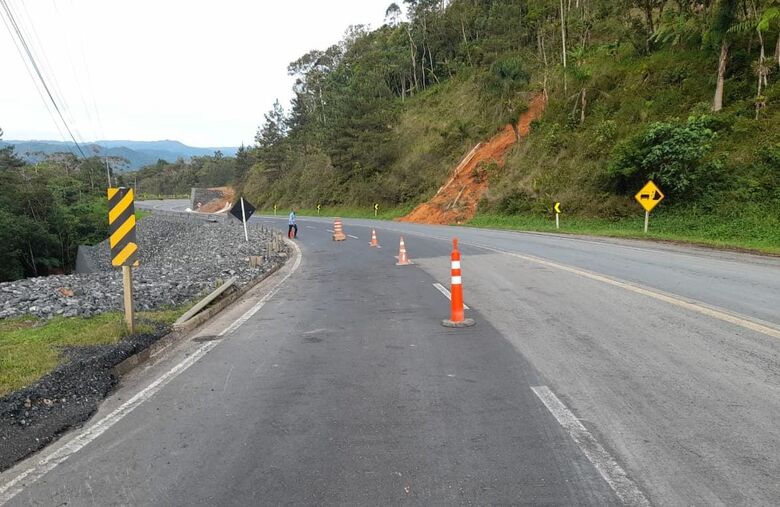 BR-280, na Serra do Corupá, será liberada nesta quinta