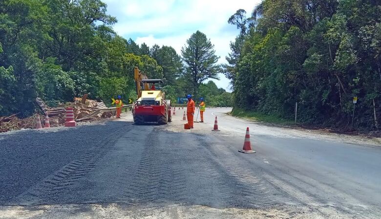 DNIT avança com recuperação da BR-280 na Serra de Corupá - Portal São Bento  Notícias