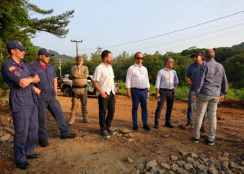 Governador visita cidades do Meio-Oeste afetadas pelas chuvas
