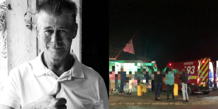 Identificado homem que morreu em frente a salão de baile em Jaraguá