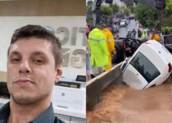 [Vídeo] Identificado homem que morreu em veículo arrastado durante fortes chuvas em SC