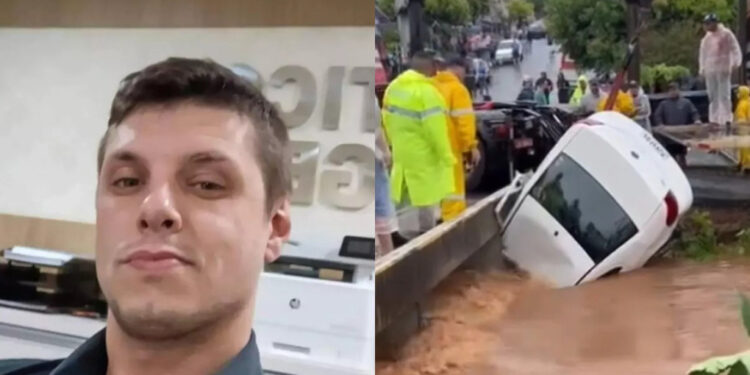 [Vídeo] Identificado homem que morreu em veículo arrastado durante fortes chuvas em SC