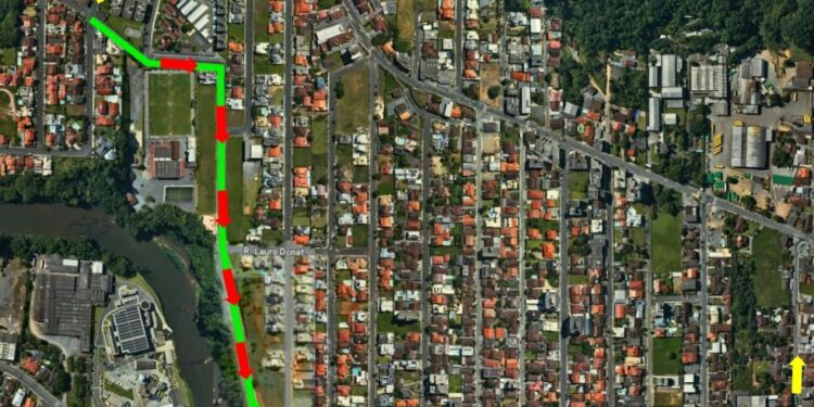 Começa implantação da segunda etapa do binário do Amizade, em Jaraguá do Sul