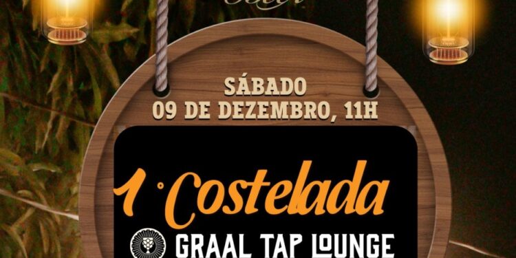 Graal Tap Lounge promove a 1º Costelada Open Bar em comemoração aos 5 anos da Graal Beer