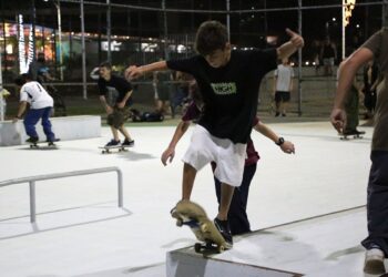 Nova pista de skate é inaugurada na Via Verde, em Jaraguá do Sul