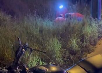 Motociclista fica ferido após acidente em Jaraguá do Sul