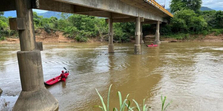 Bombeiros seguem buscas por homem desaparecido em Jaraguá do Sul