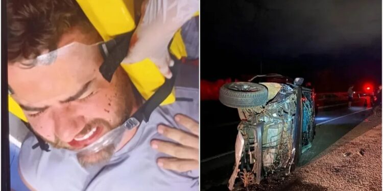 [Vídeo] Zé Neto, da dupla Zé Neto e Cristiano, sofre acidente de carro e passa noite na UTI