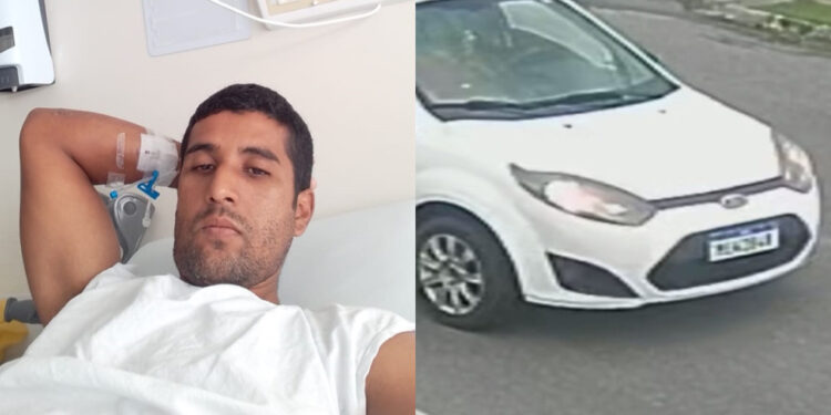 [Vídeo] Morador de Guaramirim procura por motorista que provocou acidente e fugiu sem prestar socorro: “Tenho família e vou ficar sem renda”