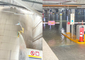 Caixa d’água estoura e shopping de Jaraguá do Sul é fechado