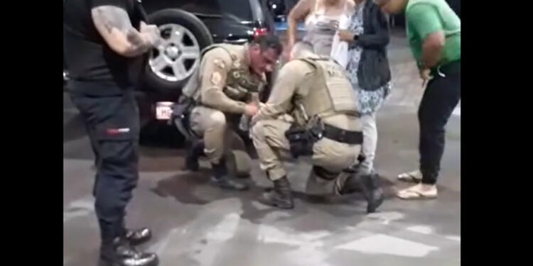 Policial militar salva vida de bebê engasgado em Blumenau