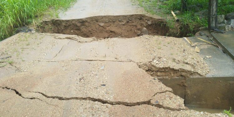 Chuva provoca interdições de estradas do interior de Jaraguá do Sul