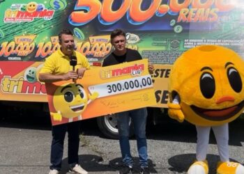 Jaraguaense ganha R$ 300 mil na Trimania