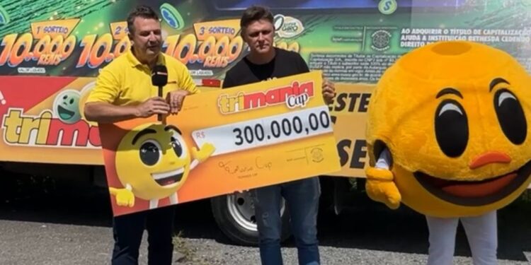 Jaraguaense ganha R$ 300 mil na Trimania