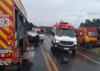 Quatro pessoas morrem em acidente na BR-280, em SC