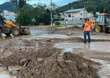 Chuva forte que ocasionou problemas em Jaraguá foi registrada em apenas uma hora