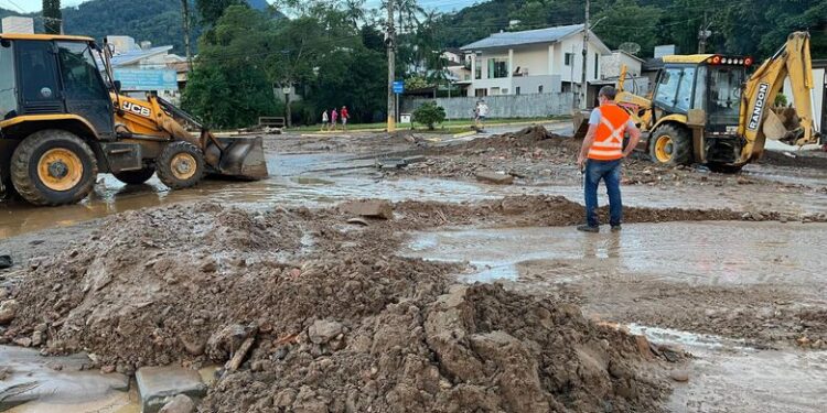 Chuva forte que ocasionou problemas em Jaraguá foi registrada em apenas uma hora