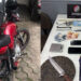 PM recupera moto furtada e apreende drogas em condomínio em Guaramirim