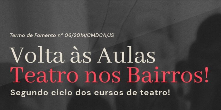 Projeto Teatro nos Bairros está com inscrições abertas em Jaraguá do Sul