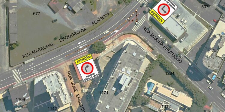 [Jaraguá] Trecho da Marechal Deodoro será alterado a partir de segunda-feira (04)