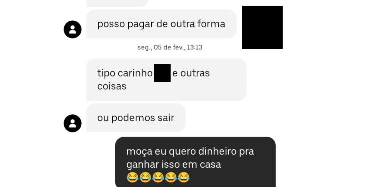 [Vídeo] Motorista de aplicativo de Jaraguá relata assédio de mulher: “Não é a primeira vez”
