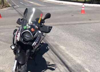 Motociclista fica ferido após acidente em Schroeder