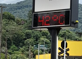Jaraguá do Sul tem novamente o dia mais quente de 2024