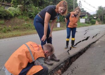 Prefeitura de Corupá aguarda laudo para poder intervir na rua Otto Hillbrecht
