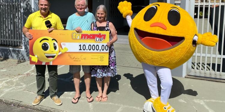 Jaraguaense fatura prêmio na Trimania