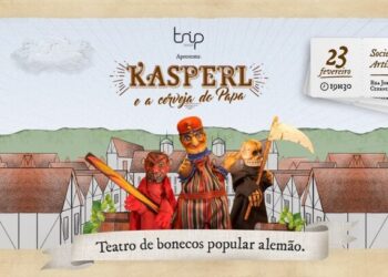 Espetáculo Kasperl e a Cerveja do Papa estará em Jaraguá do Sul na próxima sexta-feira (23)