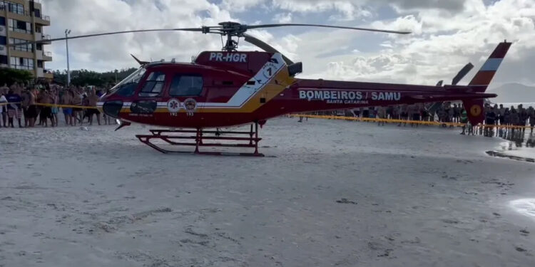 Idoso argentino morre após sofrer mal súbito em praia de Santa Catarina