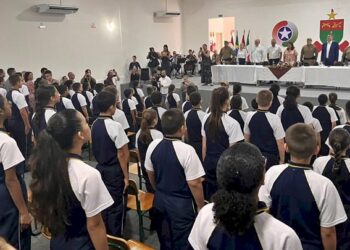 Polícia Militar realiza abertura de nova unidade do Colégio Militar em Jaraguá do Sul