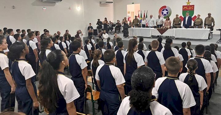 Polícia Militar realiza abertura de nova unidade do Colégio Militar em Jaraguá do Sul