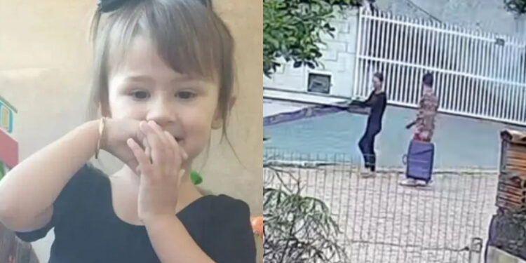[Vídeo] Corpo de Isabelle foi carregado em mala pelo padastro e mãe em Indaial