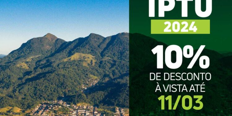 Primeira parcela do IPTU de Jaraguá vence hoje (11)