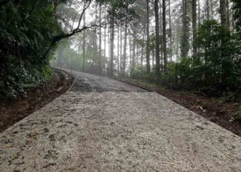 [Jaraguá] Avança a concretagem na subida do Morro Boa Vista