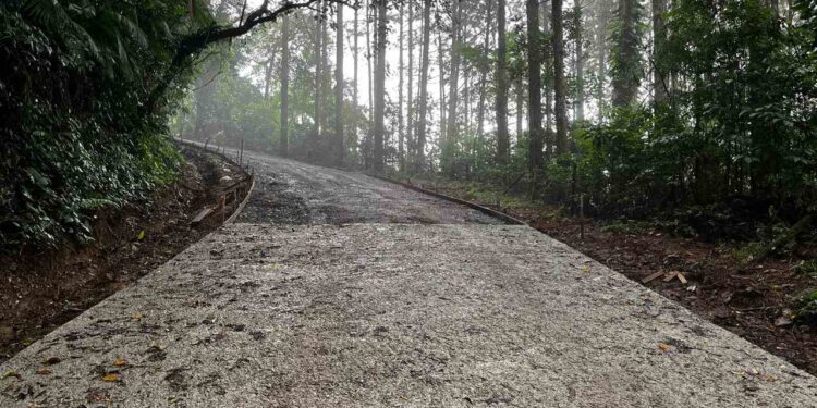 [Jaraguá] Avança a concretagem na subida do Morro Boa Vista