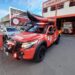 Bombeiros fazem buscas por desaparecido no Rio Itapocuzinho, em Jaraguá do Sul