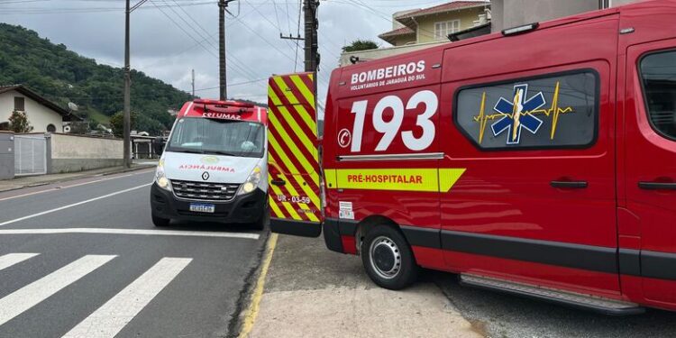 Homem morre após sofrer parada cardiorrespiratória em Jaraguá do Sul