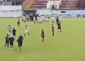 Disputa do Sub-15 tem confusão e briga no João Marcatto, em Jaraguá do Sul