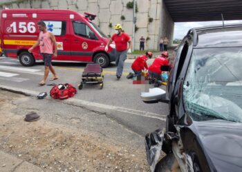 Pedestre fica gravemente ferido ao ser atropelado em Barra Velha