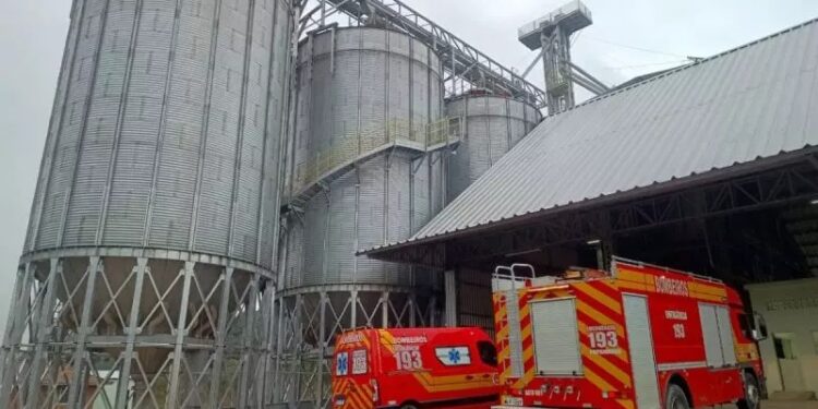 Dois jovens trabalhadores morrem soterrados em silo de grãos em SC
