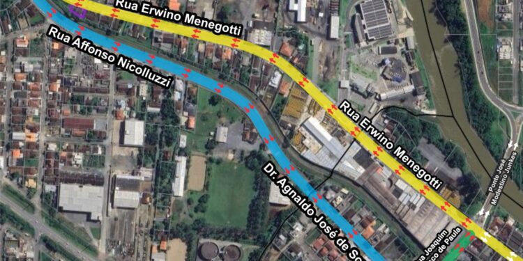 Binário na rua Erwino Menegotti será implantado ainda neste mês, em Jaraguá