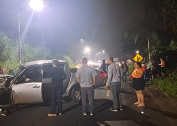 [Vídeo] Três carros se envolvem em acidente na BR-280, em Jaraguá do Sul