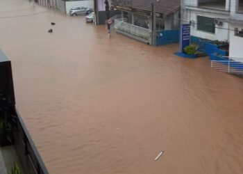 Guaramirim registra 84 milímetros de chuva em seis horas